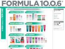 Tablet Screenshot of products.formula1006.com